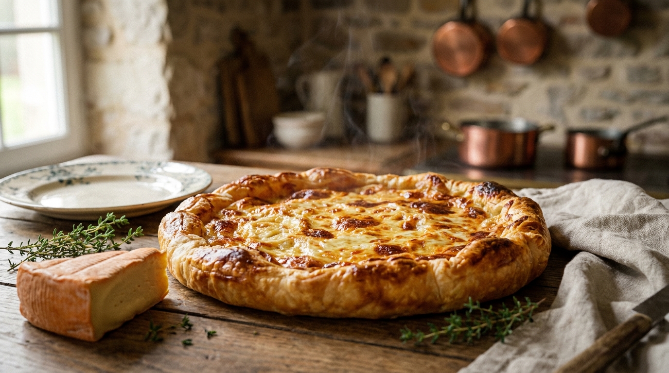 découvrez la recette authentique de la flamiche au maroilles, un plat traditionnel du nord de la france à savourer pour un moment gourmand et convivial.