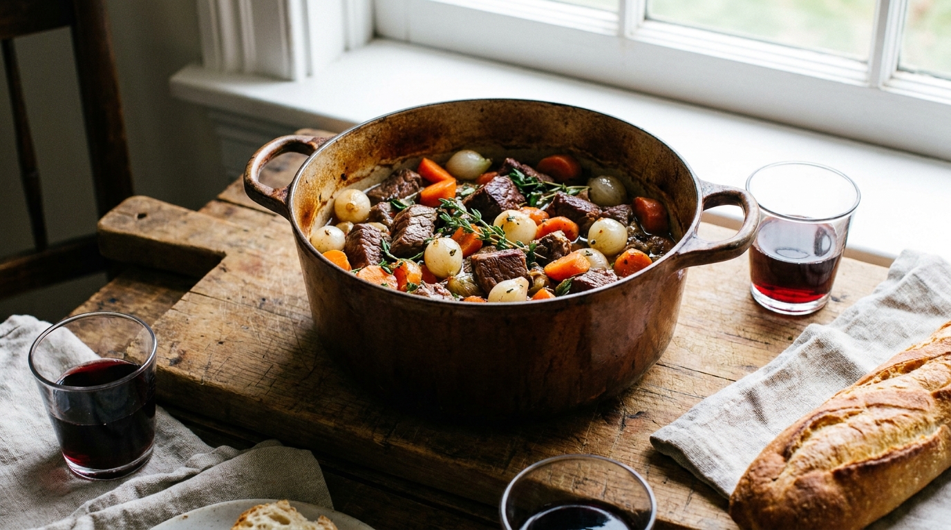 découvrez notre recette de déjeuner léger avec une savoureuse casserole de bœuf accompagnée de légumes colorés, pour un repas équilibré et gourmand.