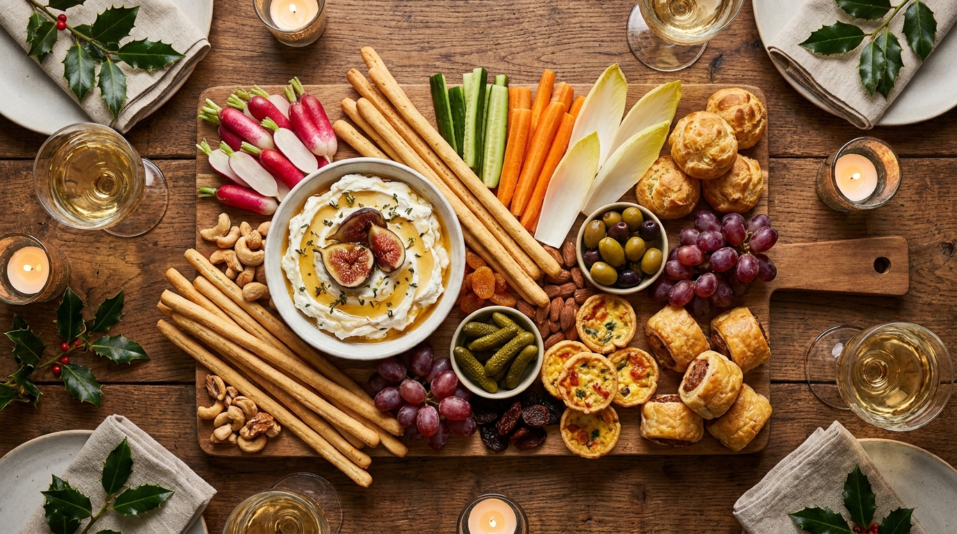 découvrez notre dip crémeux au fromage de chèvre, miel et estragon, parfait pour des apéritifs gourmands et raffinés. une recette simple et savoureuse pour régaler vos invités.