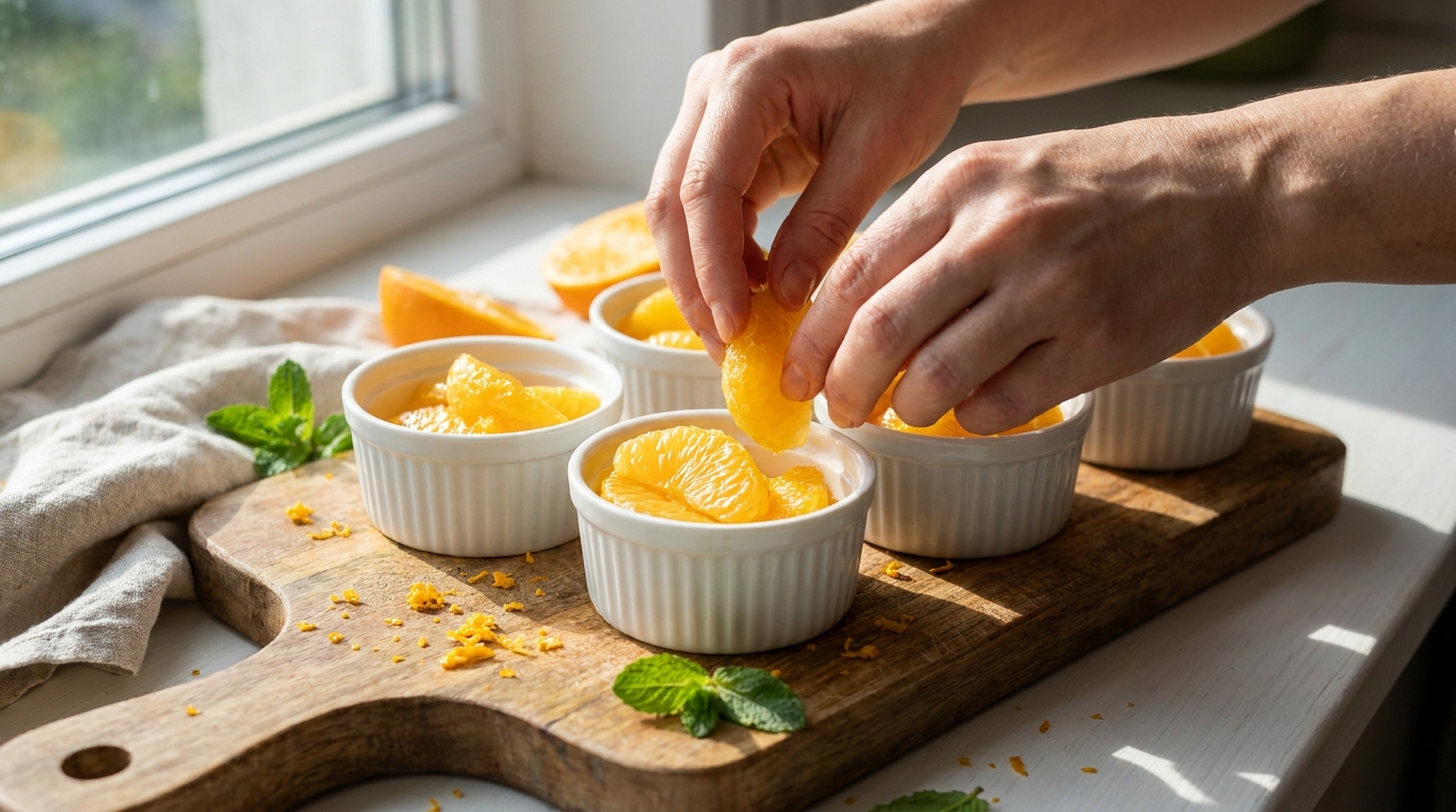 découvrez notre recette gourmande et simplissime de délice léger aux oranges épicées et sucrées, parfaite pour un dessert savoureux et plein de fraîcheur.