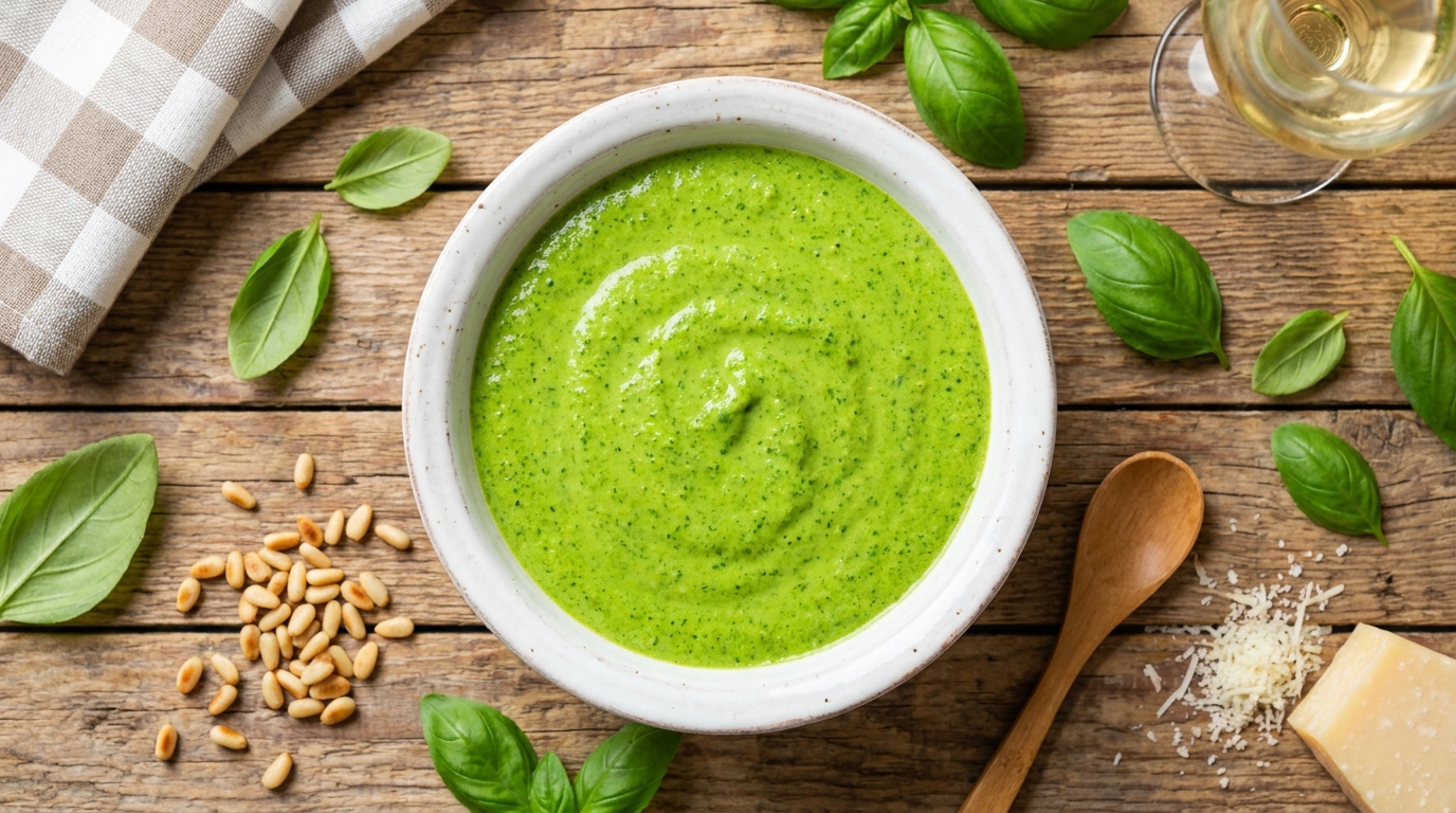 découvrez notre recette facile et savoureuse de sauce au basilic et fromage frais, parfaite pour rehausser tous vos plats avec fraîcheur et gourmandise.