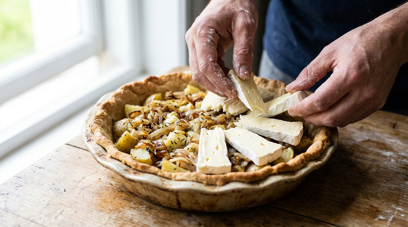 découvrez notre recette gourmande de la tourte campagnarde au camembert, un plat savoureux et authentique à déguster en famille ou entre amis.