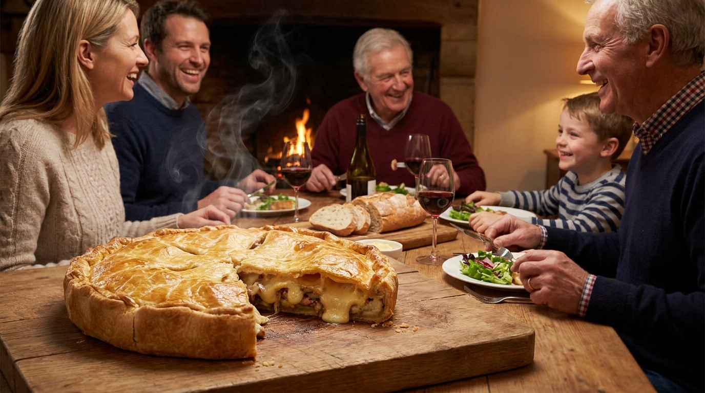 découvrez la recette gourmande de la tourte campagnarde au camembert, un plat savoureux et facile à préparer pour régaler toute la famille.