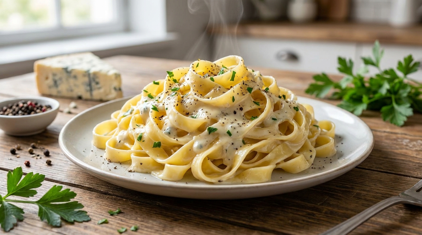 découvrez notre recette facile et gourmande de tagliatelles au gorgonzola, un plat savoureux qui ravira vos papilles en un rien de temps.