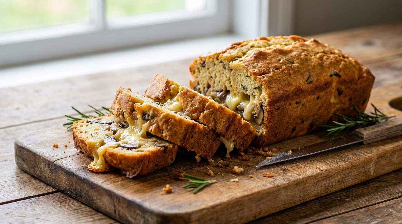 découvrez notre recette facile et gourmande de cake savoureux aux champignons et fromage fondant, parfait pour un repas convivial et plein de saveurs.