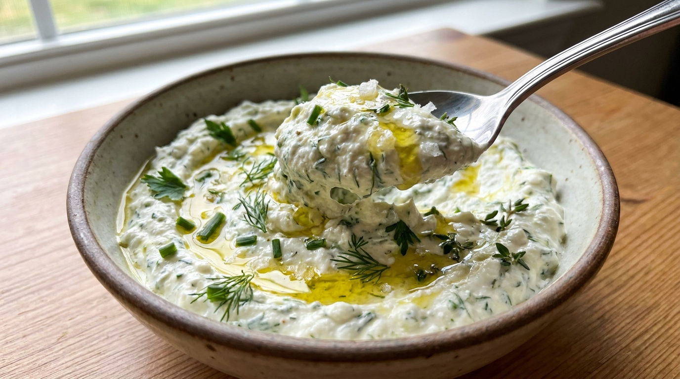 découvrez notre recette facile et rapide de dip crémeux aux herbes fraîches et fromage de chèvre, parfaite pour vos apéritifs gourmands et conviviaux.
