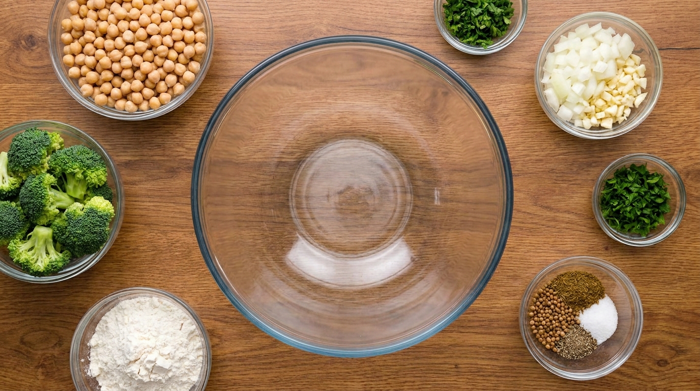 savourez ces délicieux falafels maison aux pois chiches et brocolis, agrémentés d'une note gourmande de fromage bleu pour un goût unique et original.