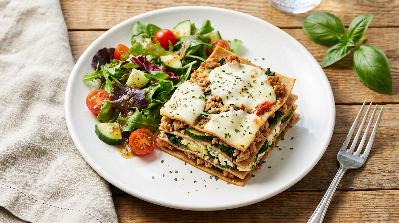 découvrez notre recette de lasagnes légères à la dinde, parfaite pour allier plaisir et minceur avec des ingrédients sains et savoureux.