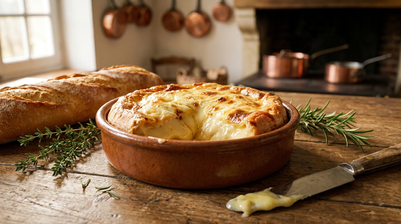 découvrez la recette onctueuse et savoureuse du maroilles au four, un plat réconfortant qui émerveillera vos papilles à chaque bouchée.