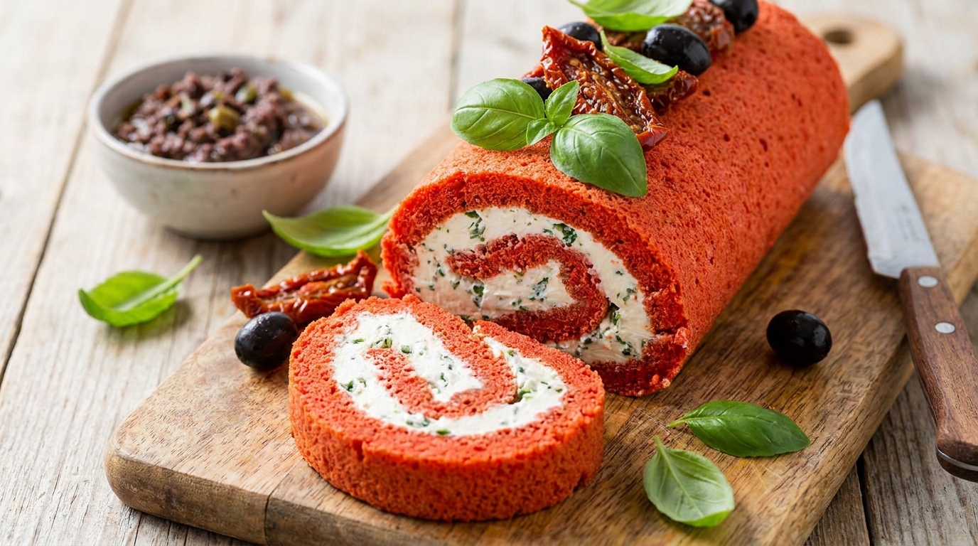 découvrez notre recette savoureuse de roulé gourmand à la tomate et tomme de chèvre, un délice facile à préparer pour régaler vos papilles.