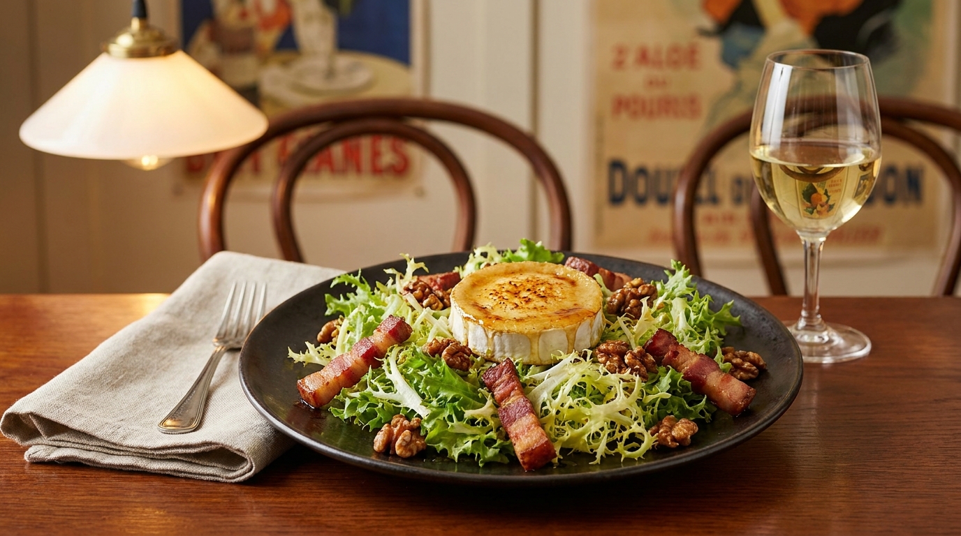 découvrez notre recette gourmande de salade frisée accompagnée de fromage de brebis fondant au miel, alliant fraîcheur et douceur pour un plat raffiné et savoureux.