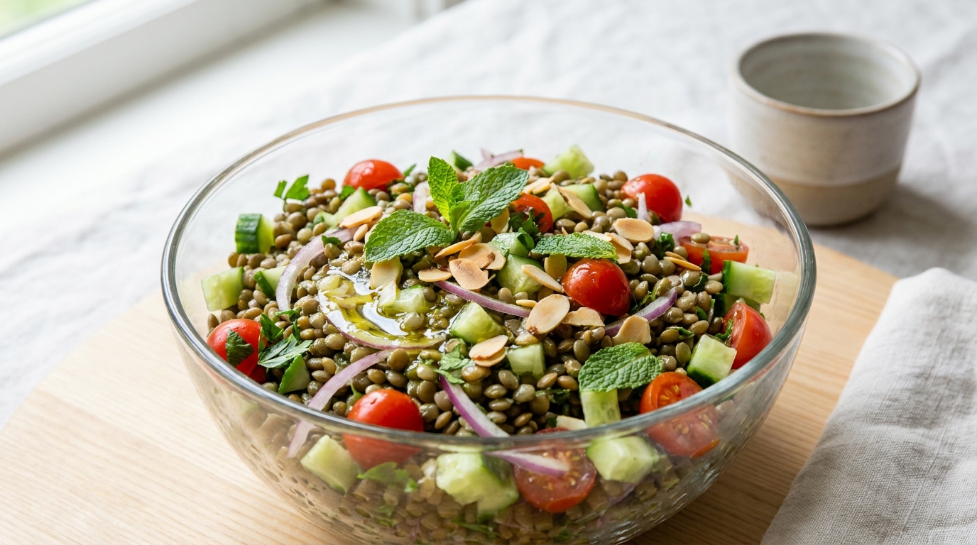 découvrez notre recette minceur de salade de lentilles fraîche et légère, parfaite pour un repas sain et savoureux à adopter dès aujourd'hui.