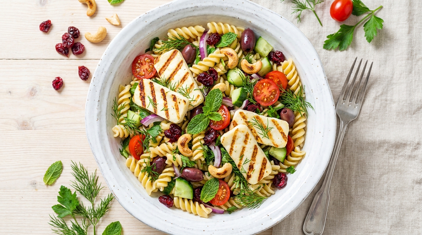 découvrez la recette originale de talagani pour une salade de pâtes aux saveurs sucrées-salées, parfaite pour un repas gourmand et équilibré.