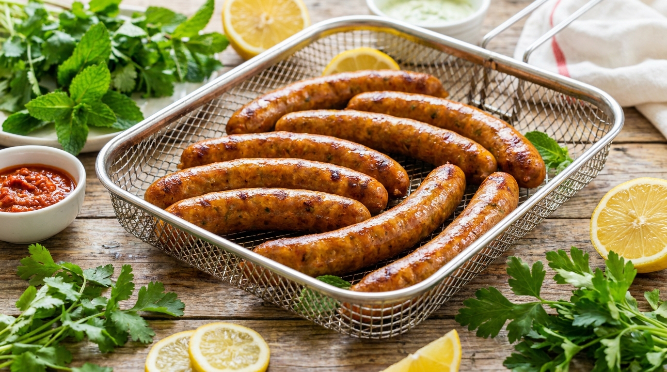 découvrez comment l'air fryer sublime vos merguez d'été avec une cuisson dorée et savoureuse, sans allumer ni le four ni le barbecue. rapidité et simplicité garanties !