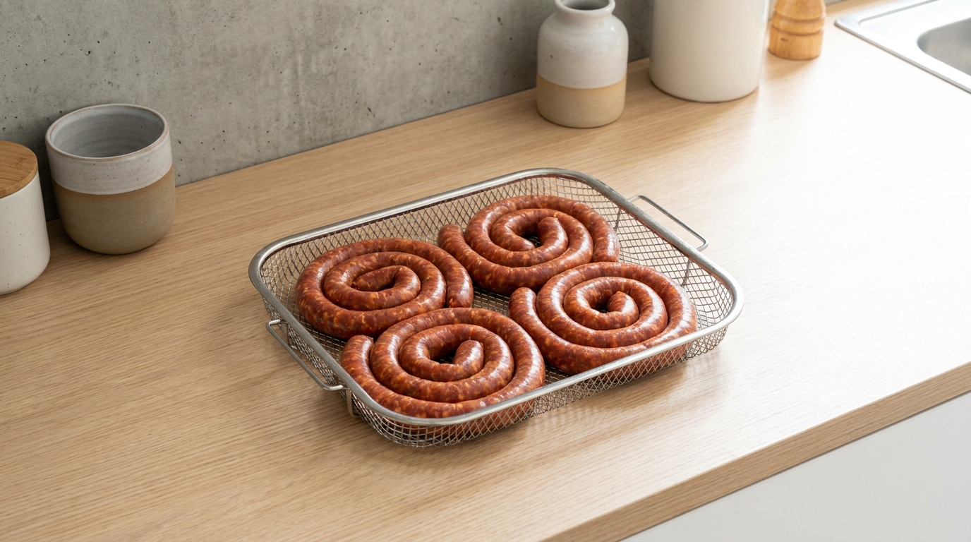 découvrez comment l'air fryer sublime vos merguez d'été avec une cuisson dorée et savoureuse, sans besoin d'allumer le four ni le barbecue. rapidité et goût au rendez-vous !