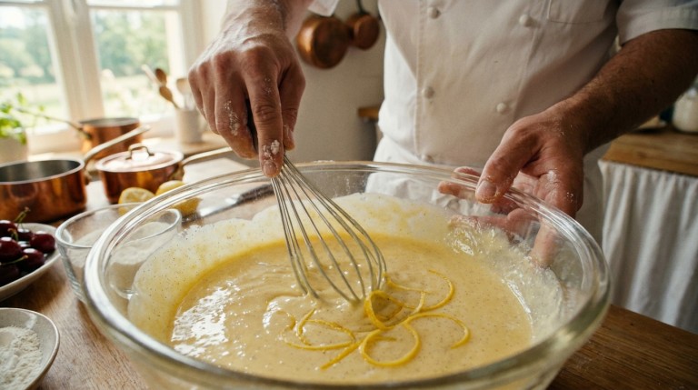découvrez la recette secrète du chef cyril lignac pour réussir un clafoutis à la rhubarbe parfait, avec des astuces simples et un goût exquis.