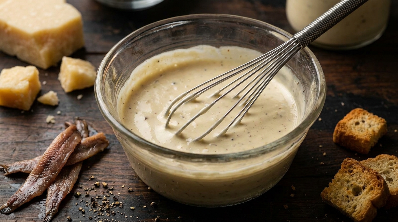 découvrez le secret d'une sauce césar ultra crémeuse grâce à un ingrédient unique qui transforme vos plats. une recette facile pour sublimer vos salades et accompagner vos repas avec gourmandise.