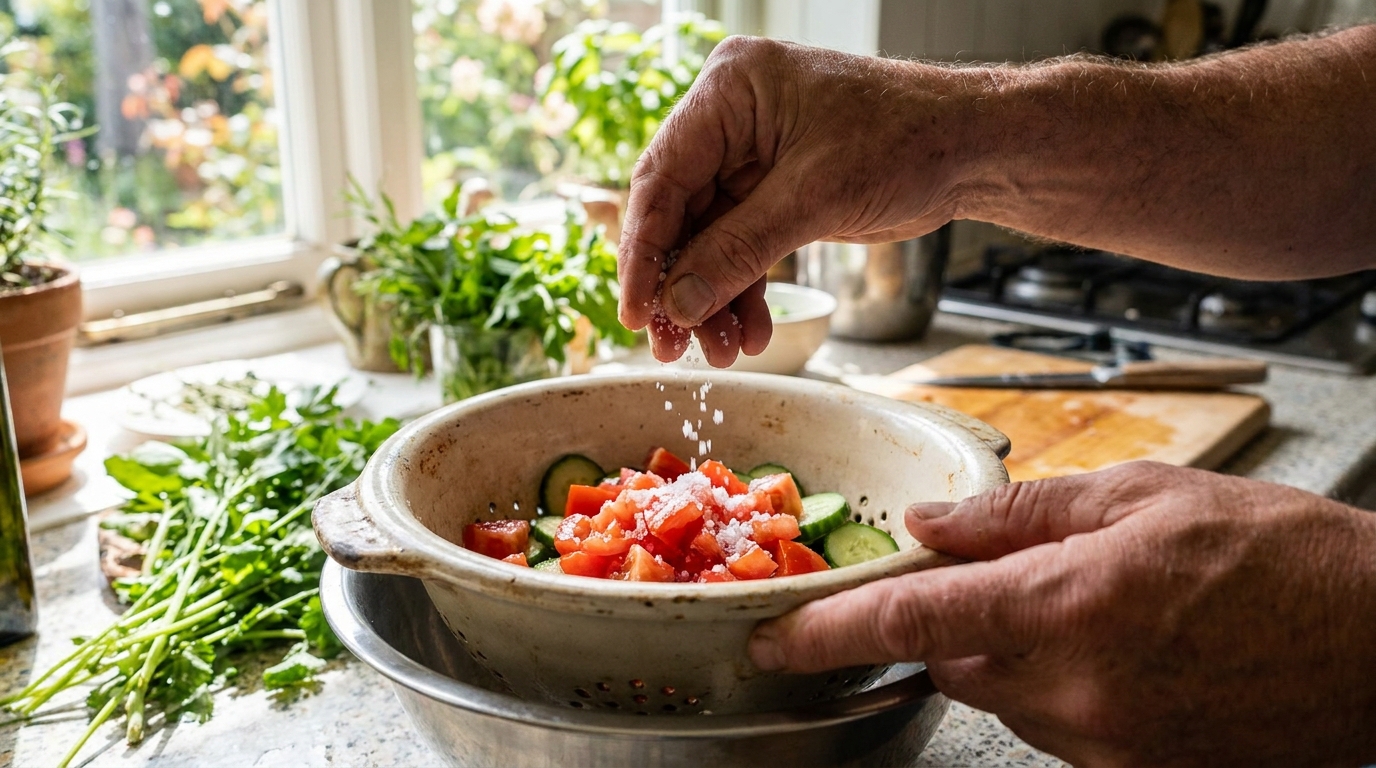 découvrez le secret de grand-mère pour préparer une salade marocaine délicieuse et fraîche, parfaite pour toute une journée d'été estivale.