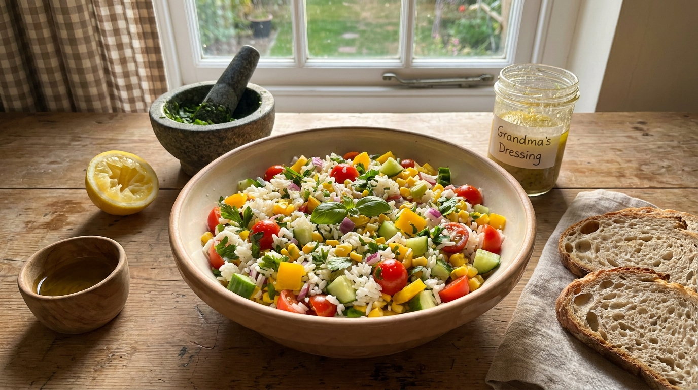 découvrez les astuces intemporelles des grands-mères pour transformer une salade de riz estivale en un plat savoureux et irrésistible. apprenez leurs secrets pour sublimer vos recettes d'été avec simplicité et gourmandise.