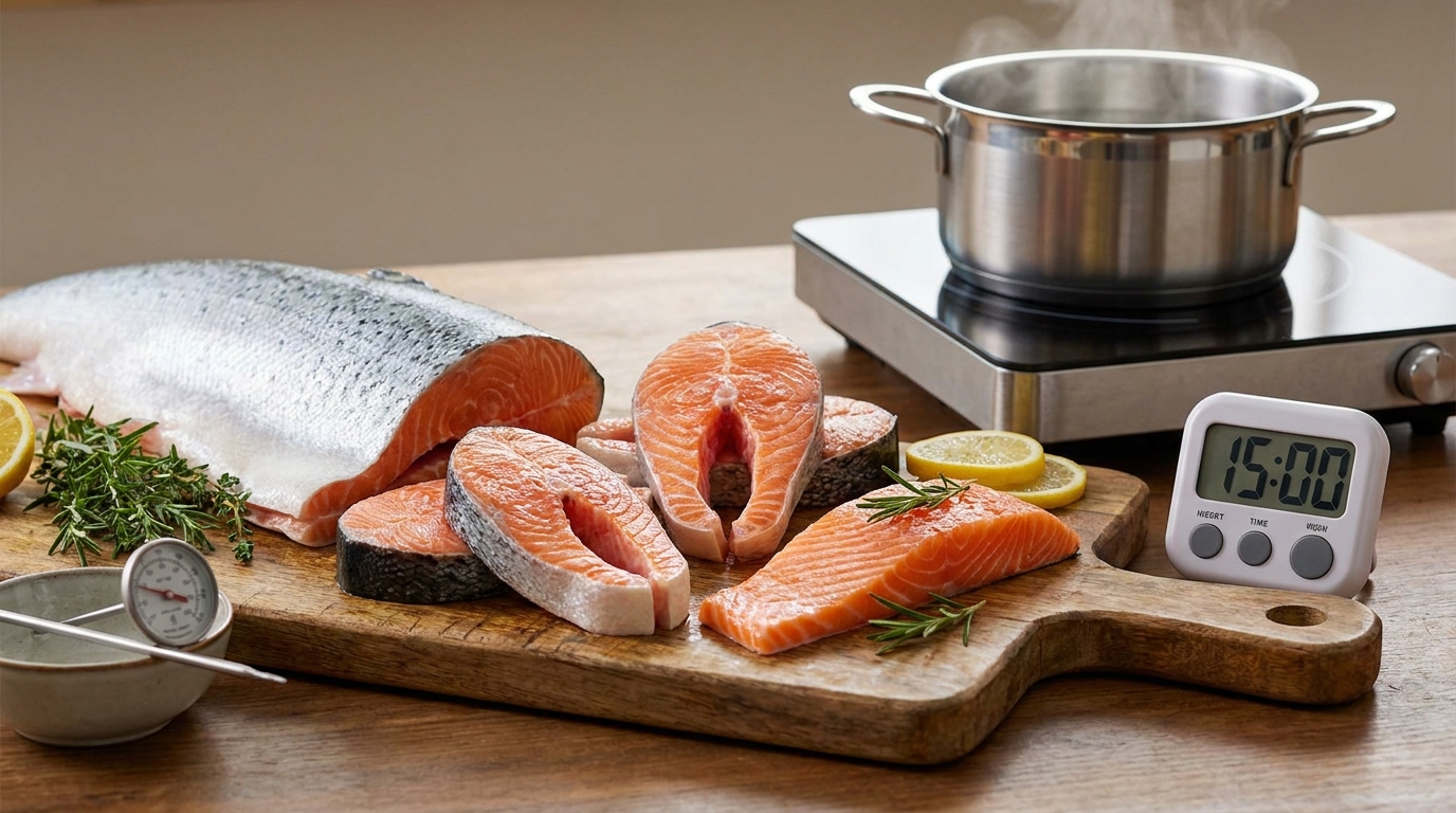 découvrez comment maîtriser la cuisson du saumon au court-bouillon avec notre guide complet, adapté à chaque morceau pour un résultat savoureux et parfait.