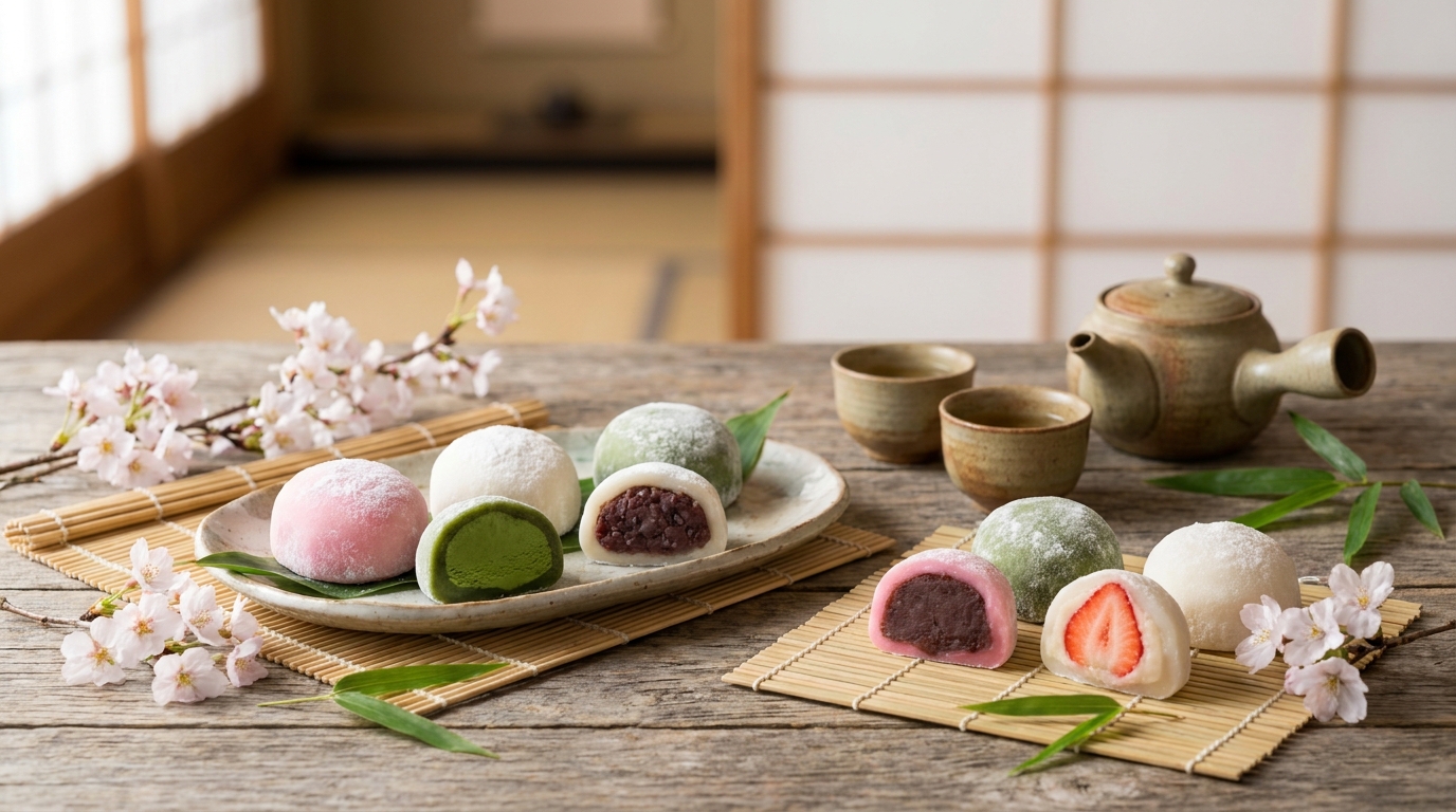 découvrez les secrets du mochi, ce dessert japonais traditionnel à la texture unique, son histoire, ses ingrédients et comment le savourer authentiquement.