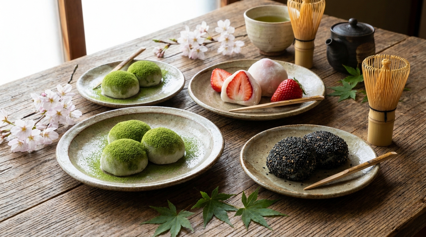 découvrez les secrets du mochi, ce dessert japonais traditionnel à base de riz gluant, et plongez dans son histoire, ses recettes authentiques et ses saveurs uniques.