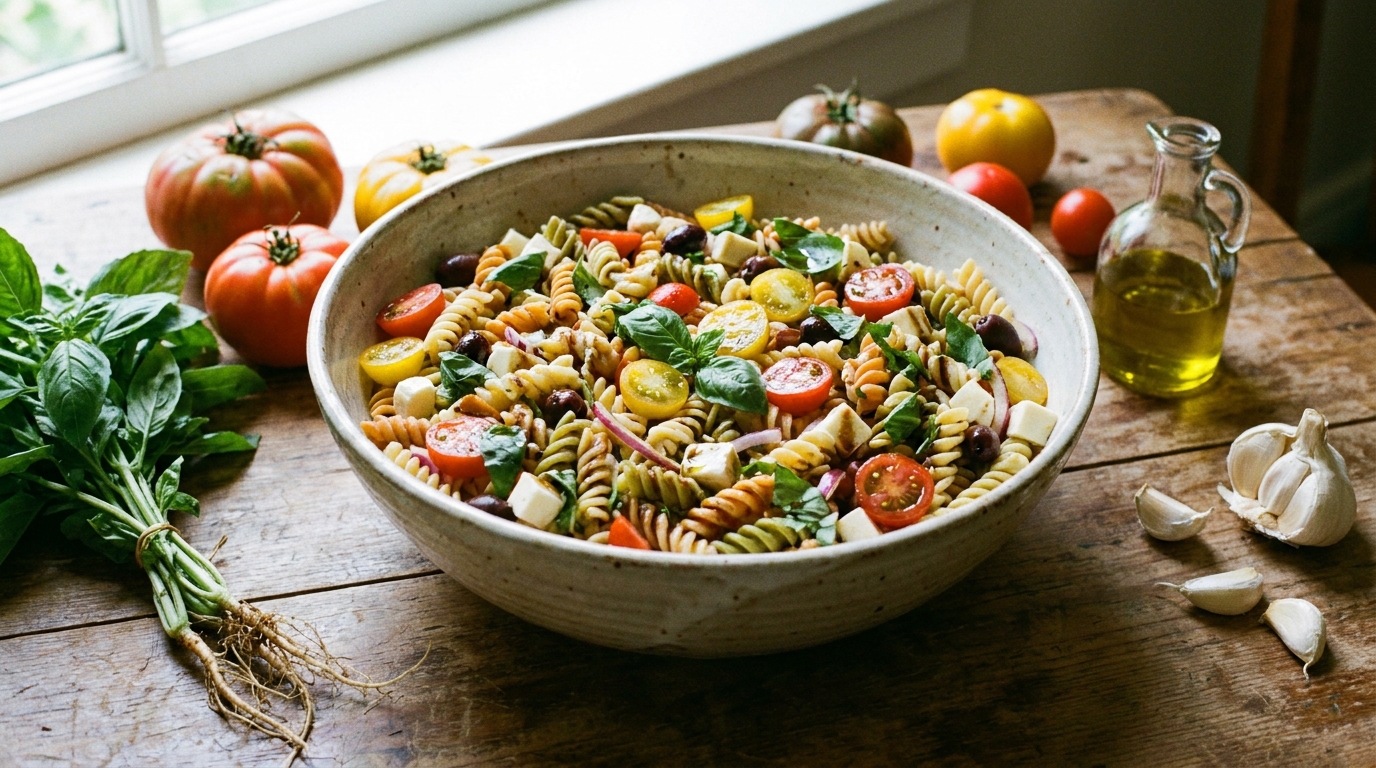 découvrez comment préparer une salade de pâtes à l'italienne fraîche et savoureuse en démêlant les idées reçues et en révélant les secrets d'un plat authentique et délicieux.
