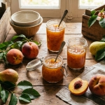 découvrez notre recette simple et garantie de succès pour une délicieuse confiture maison pêche-poire, parfaite pour savourer le goût naturel des fruits.