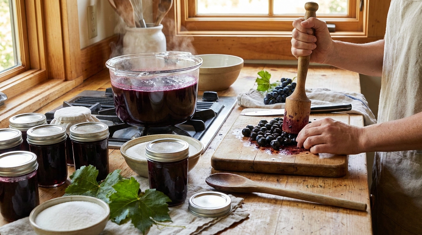 découvrez une recette simple et délicieuse pour préparer votre gelée de raisins noirs maison, pleine de saveurs naturelles et idéale pour vos petits-déjeuners.