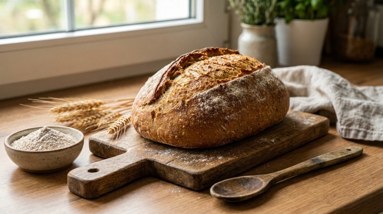 découvrez une recette facile et inratable de pain maison à la farine complète, parfaite pour un pain savoureux et sain fait maison.