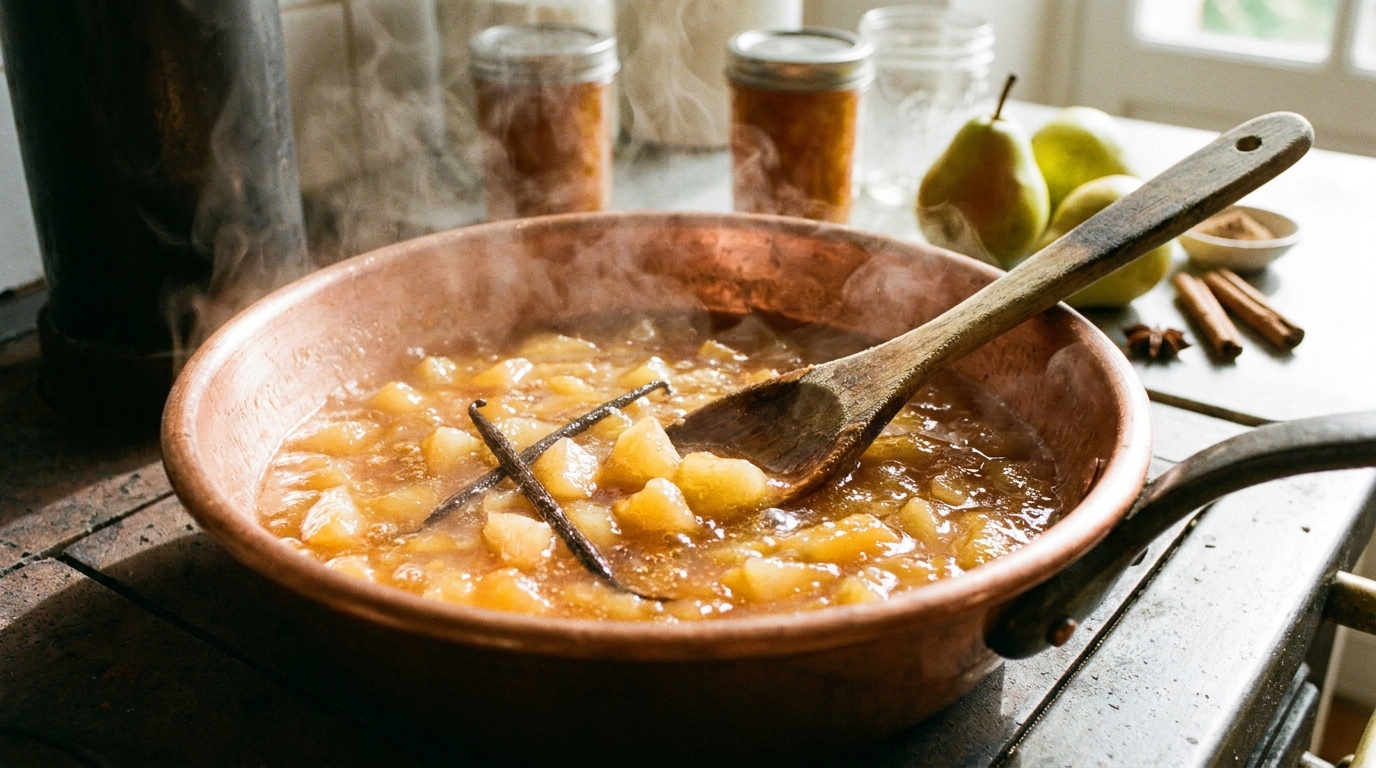 découvrez une recette simple et inratable de confiture de poires au confisuc, parfaite pour un goût sucré et naturel à partager en famille.