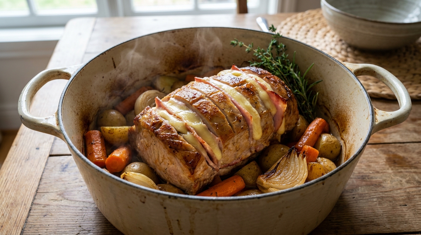 découvrez nos recettes gourmandes de rôti de porc orloff en cocotte en fonte, accompagnées de conseils pratiques pour réussir une cuisson parfaite et savoureuse.