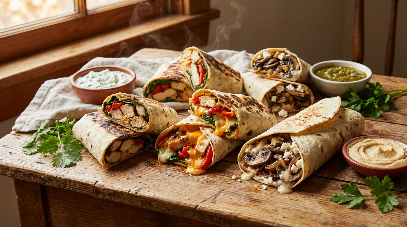 découvrez des idées de wraps chauds, gourmands et rapides à préparer pour un repas savoureux à déguster sans attendre.