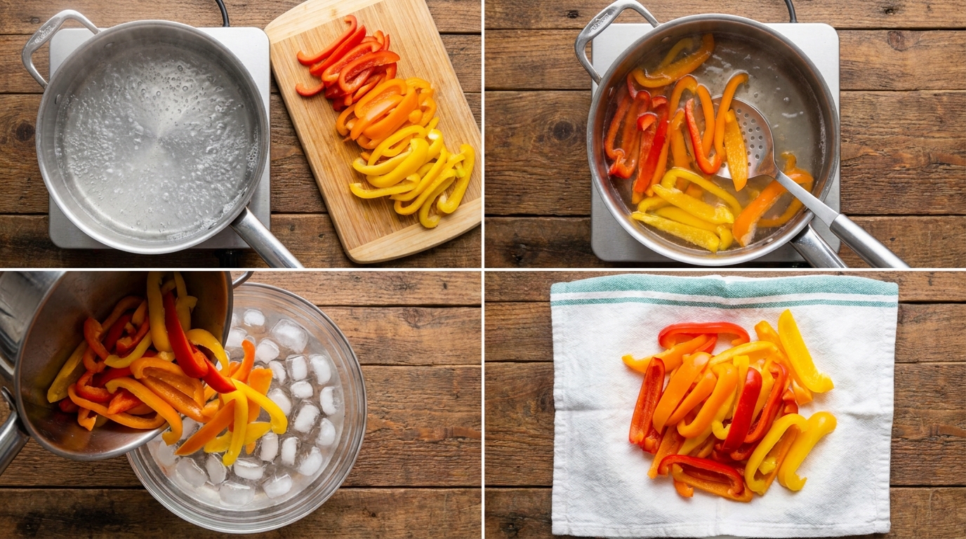 découvrez des techniques simples et efficaces pour retirer facilement la peau des poivrons et sublimer vos recettes.